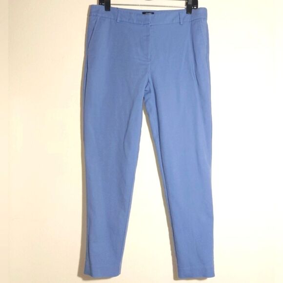 Jones New York Signature Womens Grace Ankle Cotton Stretch Pants Blue Size 8 EUC - Picture 4 of 13